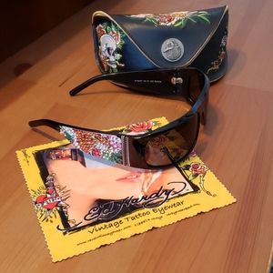 Ed Hardy Sunglasses EHS 007 with case